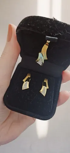 Conjunto em ouro 18k