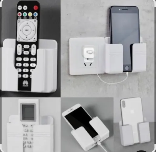 Suporte decorativo de parede para controle remoto e celular / SUPER PROMOÇÃO 