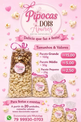 Pipocas Gourmet 