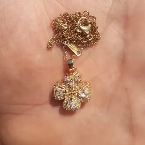 Colar de Ouro Trevo 