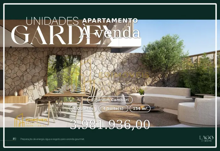 Seu novo lar em Jardim Camburi: Garden com terraço privativo e área de lazer!