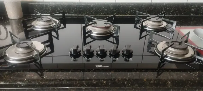 Fogão Cooktop 5 bocas Fischer 