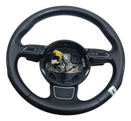 Volante Direção Audi A3 A4 A5 Q5 Ano 2015 2016 Paddle Shift Preto