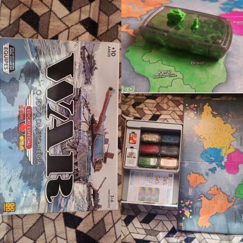 Jogo de tabuleiro war ediçõe especial