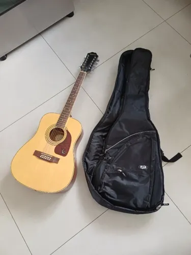 Violão Epiphone DR 212-NA 12 cordas quase novo