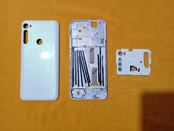 ARO / CHASSI + TAMPAS PARA CELULAR MOTOROLA ONE FUSION PLUS BRANCO