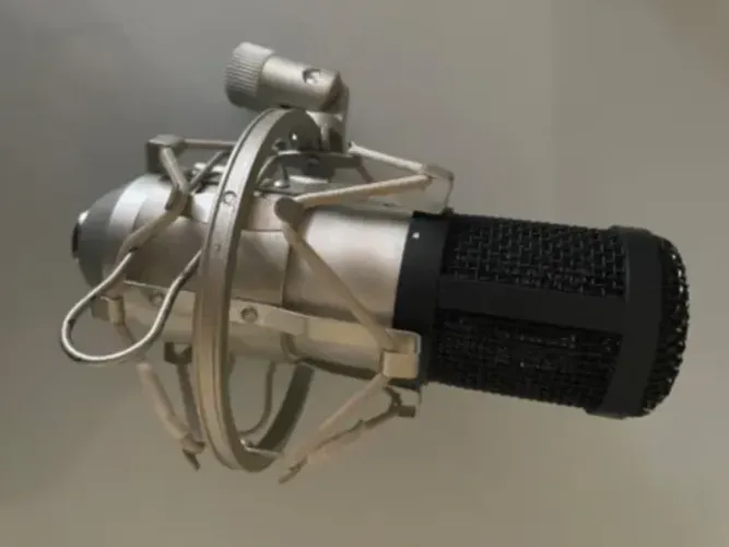 KIT Gravação - Interface, Microfone condensador, pedestal e cabos