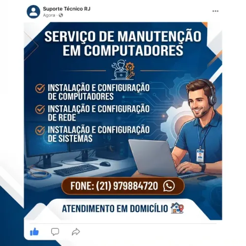 SERVIÇO DE MANUTENÇÃO EM COMPUTADORES