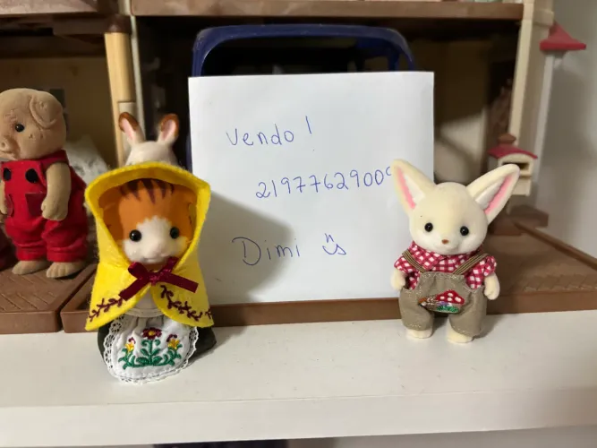 Sylvanian families dupla cogumelo 