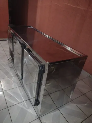 Balcão Refrigerado Refrigel 1.80m aço inox