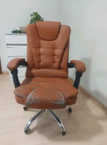 Cadeira de Escritório Presidente Reclinável