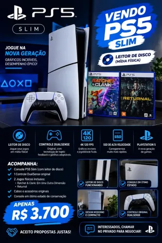Ps5 mídia física