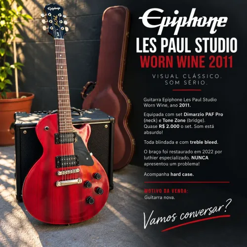Epiphone Les Paul Worn wine 2011