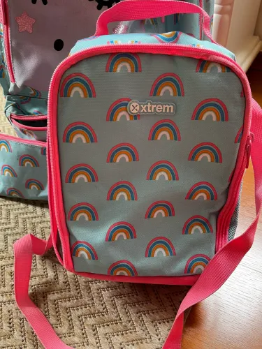 Mochila infantil Xtream com lancheira e estojo 