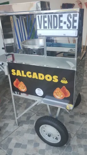 Carrinho para salgados