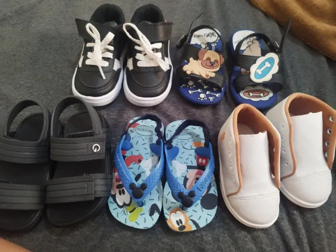 Sapatos infantil kit