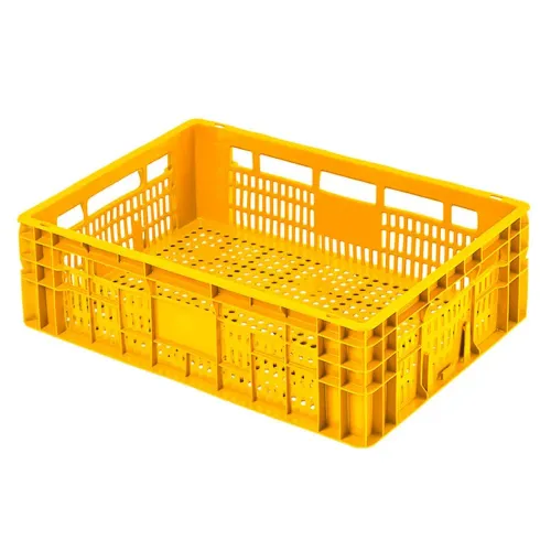 Caixa plástica vazada