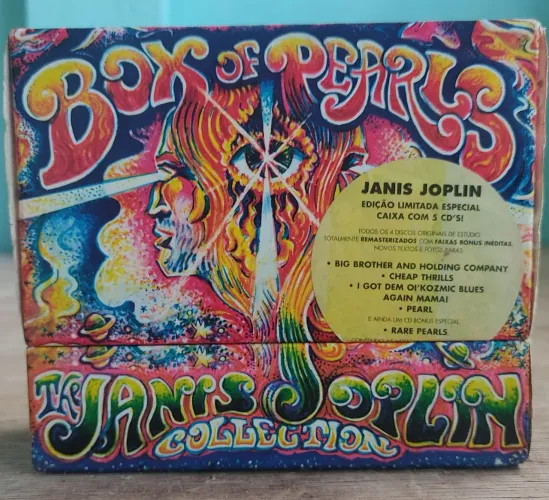 BOX COM 05 CDS JANIS JOPLIN ORIGINAIS
