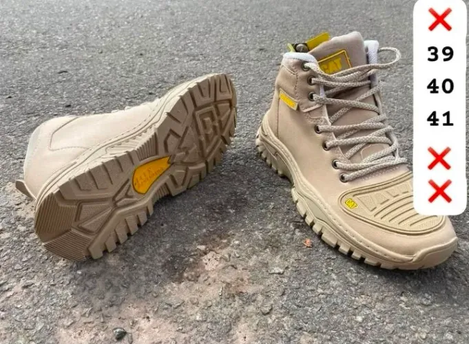 Promoção bota Caterpillar