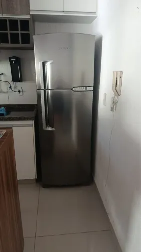 Geladeira inox 220v