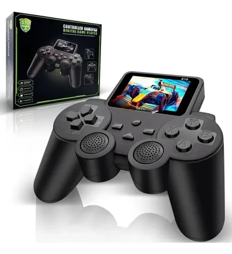Game Retrô Joystick 520 Jogos Controle Com Tela Visor<br><br>80,00