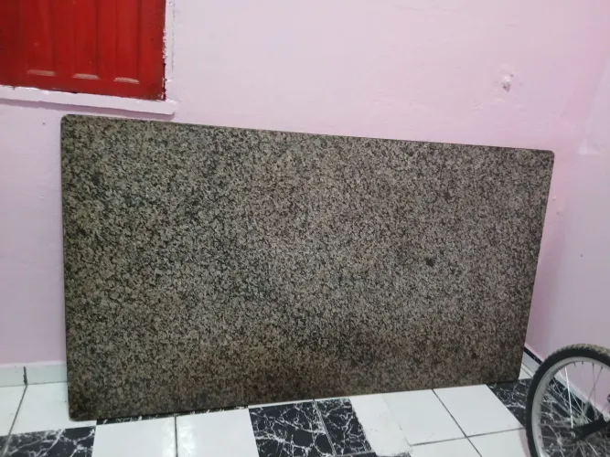 Pedra de mármore de mesa, usada