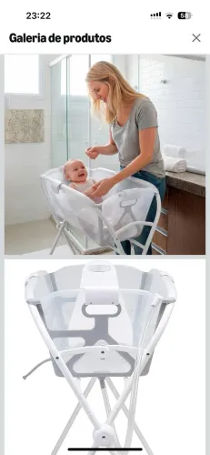 Banheira com Suporte Safety 1st, Nami, até 35 litros, White