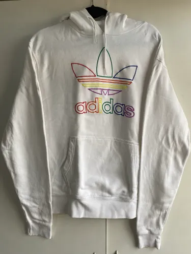 Moletom Adiças Branco Pride