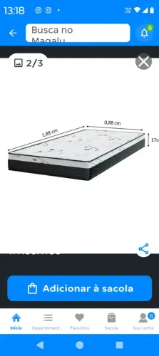 Colchão novo D33 espuma 