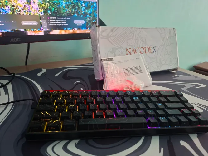 Teclado gamer nk68 ajazz