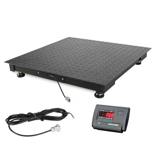 Balança Digital 3000kg Plataforma Xadrez 1,50 x 1,50 Reforçada Aferida Inentr
