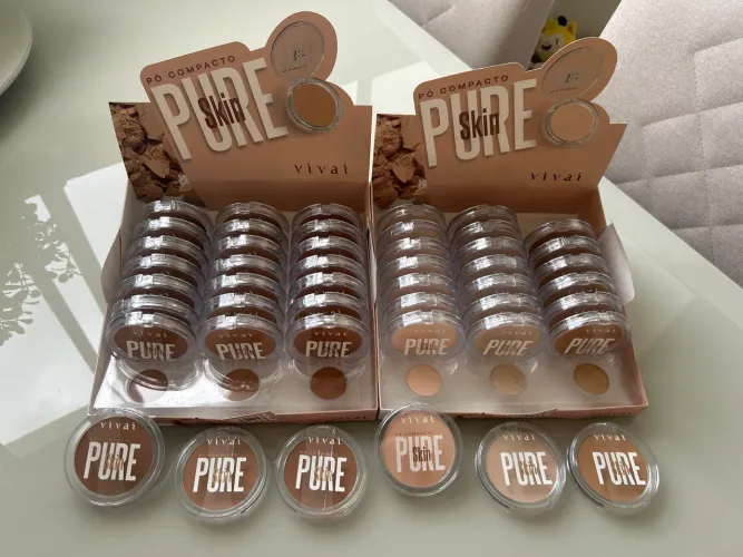 Box Pó Compacto PURE SKIN Vivai (com 47 unidades)