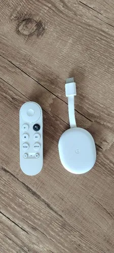Google Chromecast com Google TV (Branco) + Controle Original