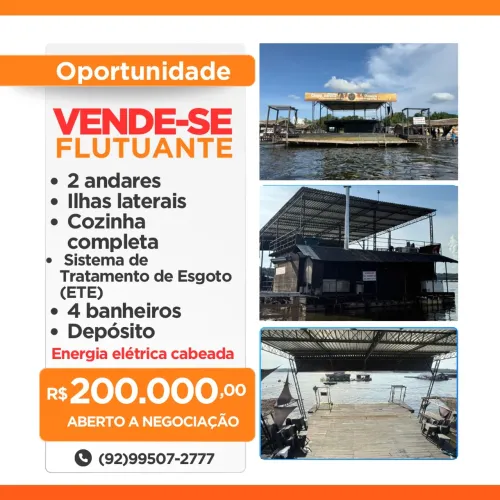 VENDE-SE FLUTUANTE - EXCELENTE OPORTUNIDADE!