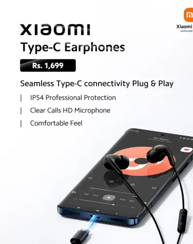 Fone Xiaomi Original com Fio entrada Tipo C Original Lacrado