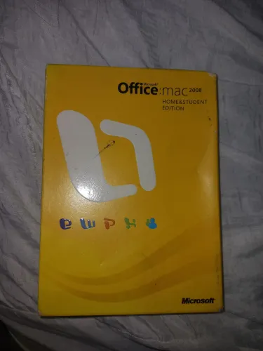 CD MICROSOFT OFFICE MAC 2008 USADO