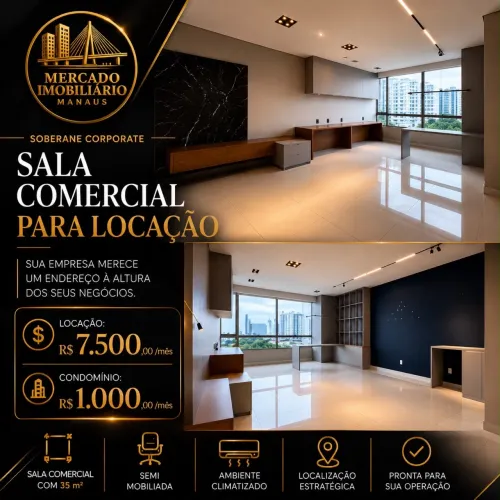 SALA COMERCIAL | LOCAÇÃO | SOBERANE