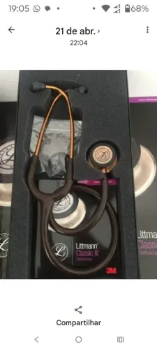 Estetoscópio Littman Classic III- Novo, Nunca Usado (Na Caixa)