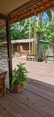 Espaço pronto na Ilha do Combu