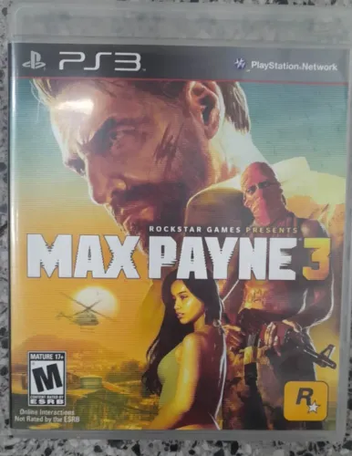 Jogo Ps3 - Max Payne 3 - Mídia Física
