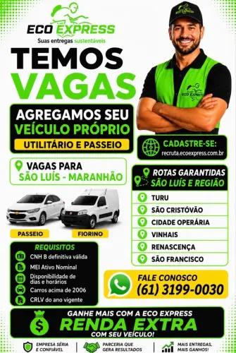 Agregamos seu veículo em São Luís - Maranhão