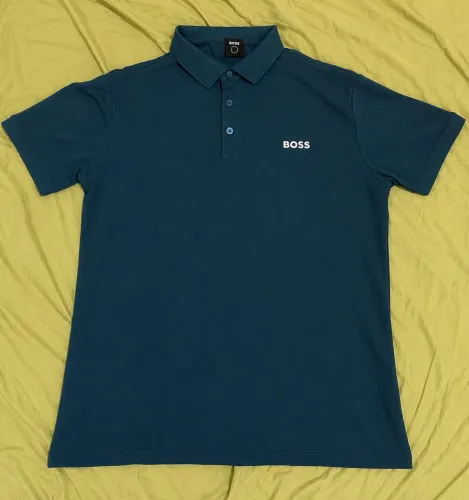 GOLA POLO TECNOLÓGICA DA BOSS VERDE