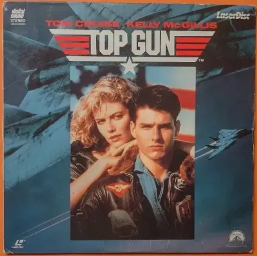Top Gun Ases Indomáveis Laserdisc Filme Com Tom Cruise 1990