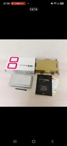 Nintendo ds fat na caixa prata 