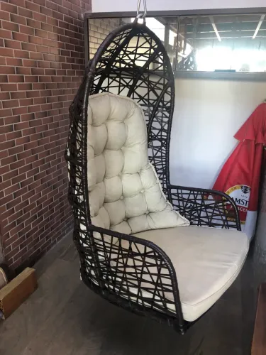 Cadeira Suspensa de Rattam - fibra sintética