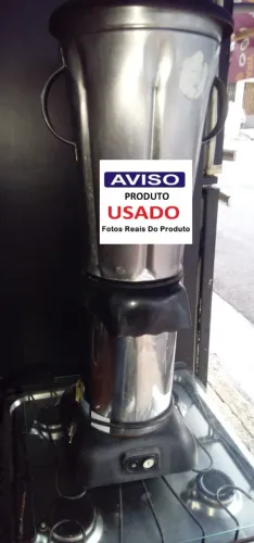 Liquidificador Industrial USADO JL Colombo Inox 8L 1200W Baixa Rotação Bivolt.