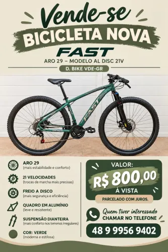 Vendo Bicicleta nova sem uso