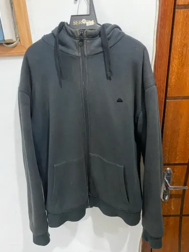 CASACO MOLETON FORRADAO QUICKSILVER TAM XL ORIGINAL