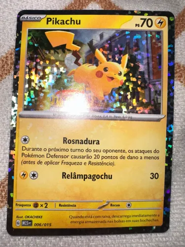 Carta Pokémon Pikachu