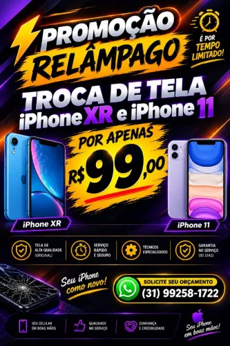 iPhone 11 e Xr troca de tela